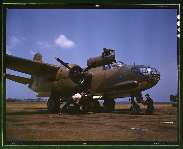 Servicing [an] A-20 bomber, Langley Field, Va.  (LOC)