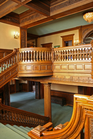 Grand staircase and 2nd floor landing