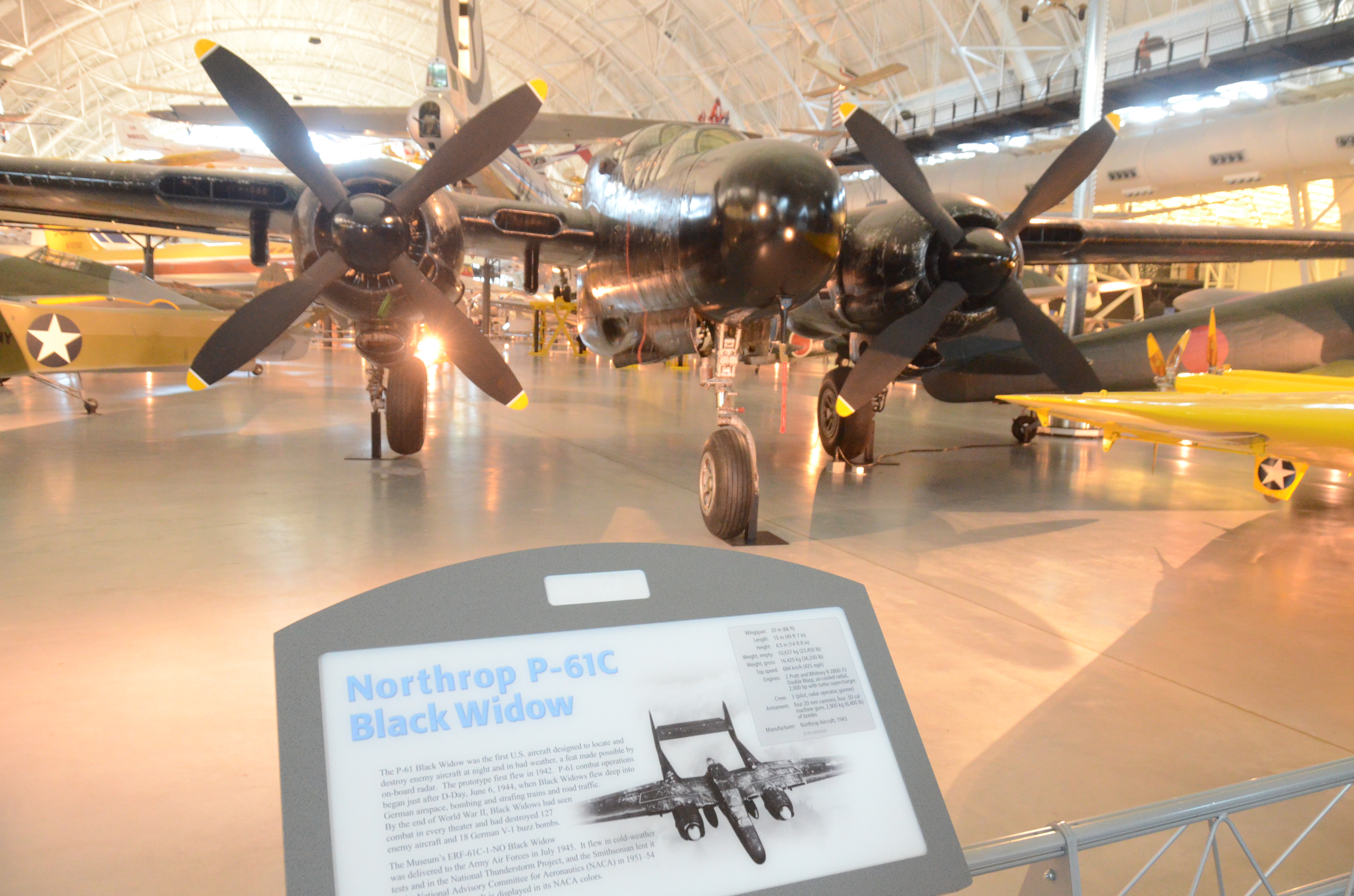 Steven F. Udvar-Hazy Center: Northrop P-61C Black Widow