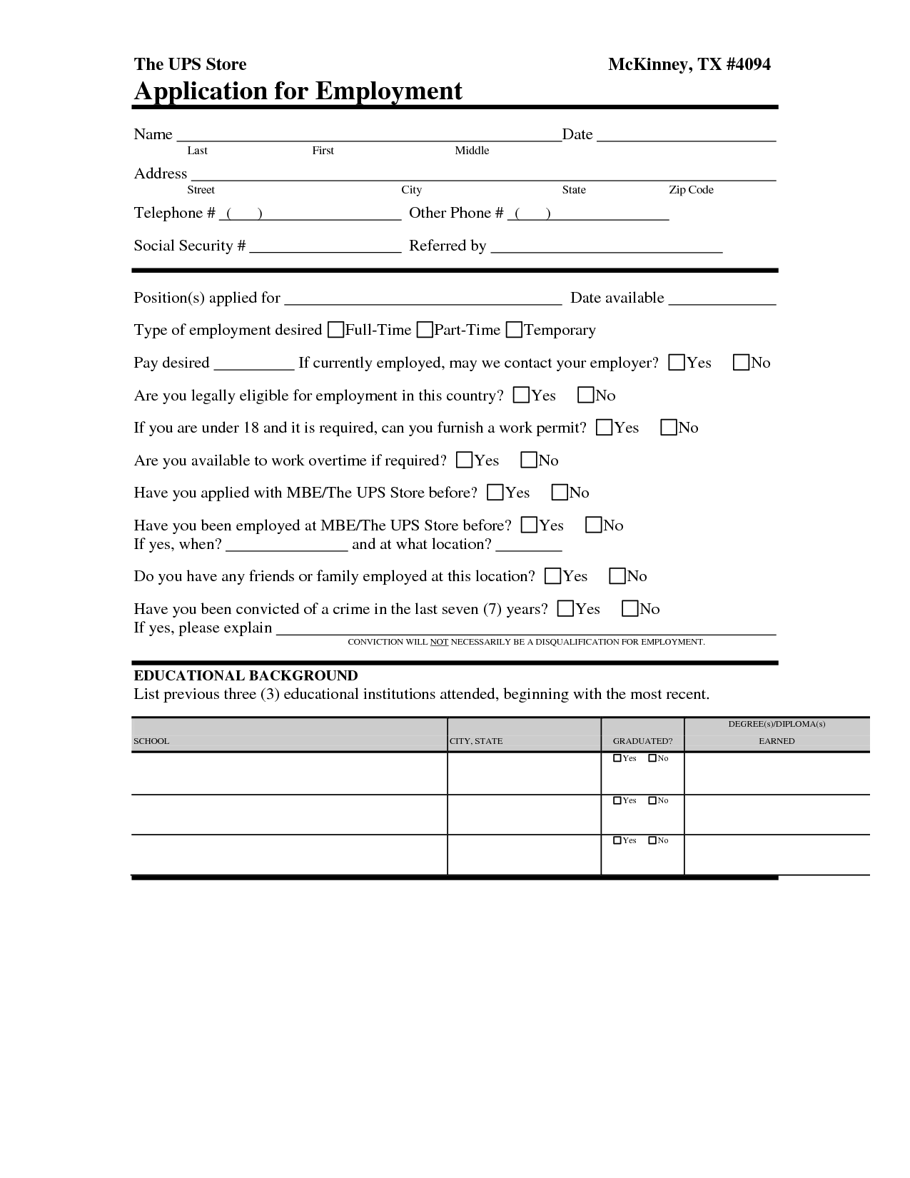 ups employment application sign in security guards companies ups job application form