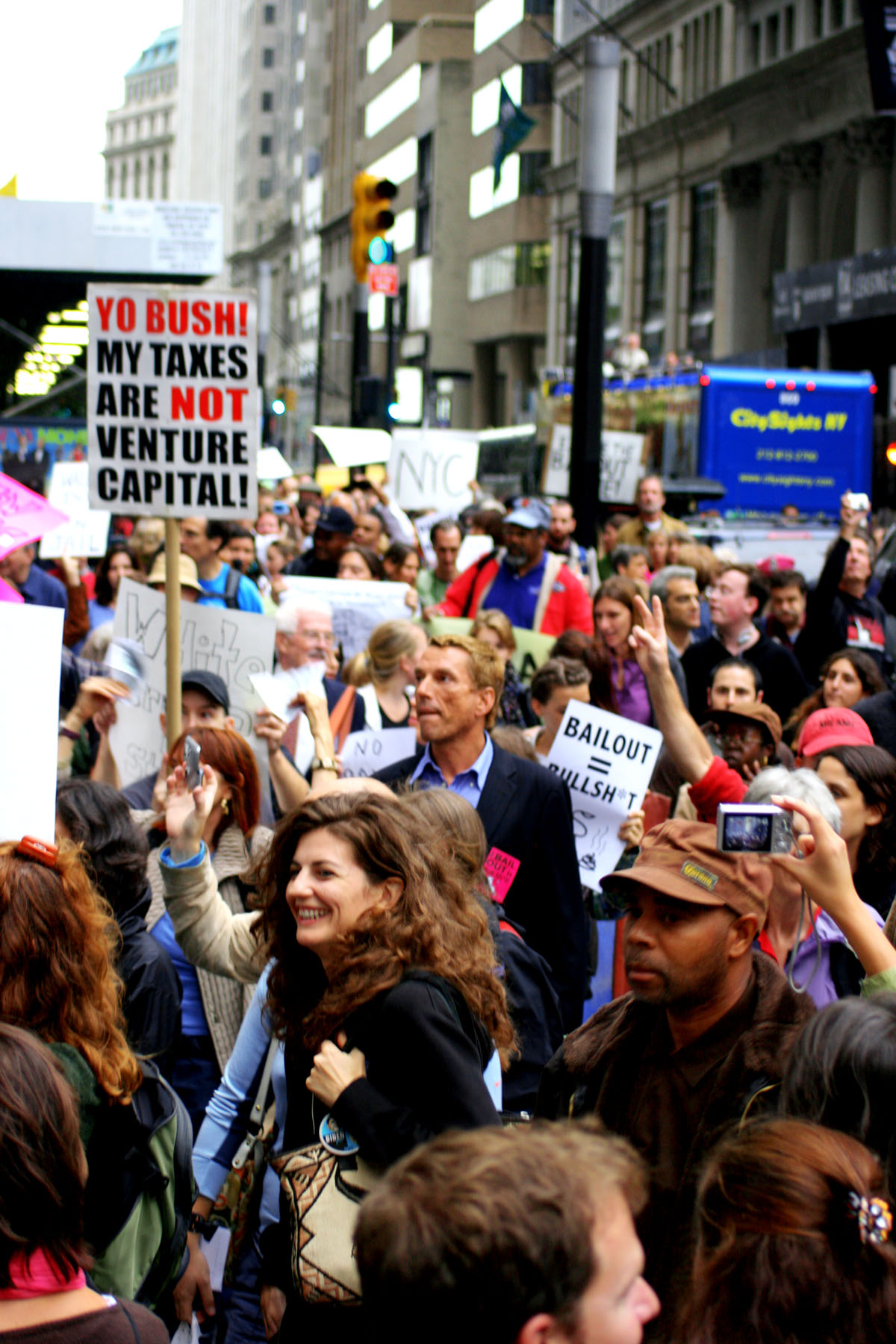 Naomi Wolf @ WALL ST. BAILOUT PROTEST.