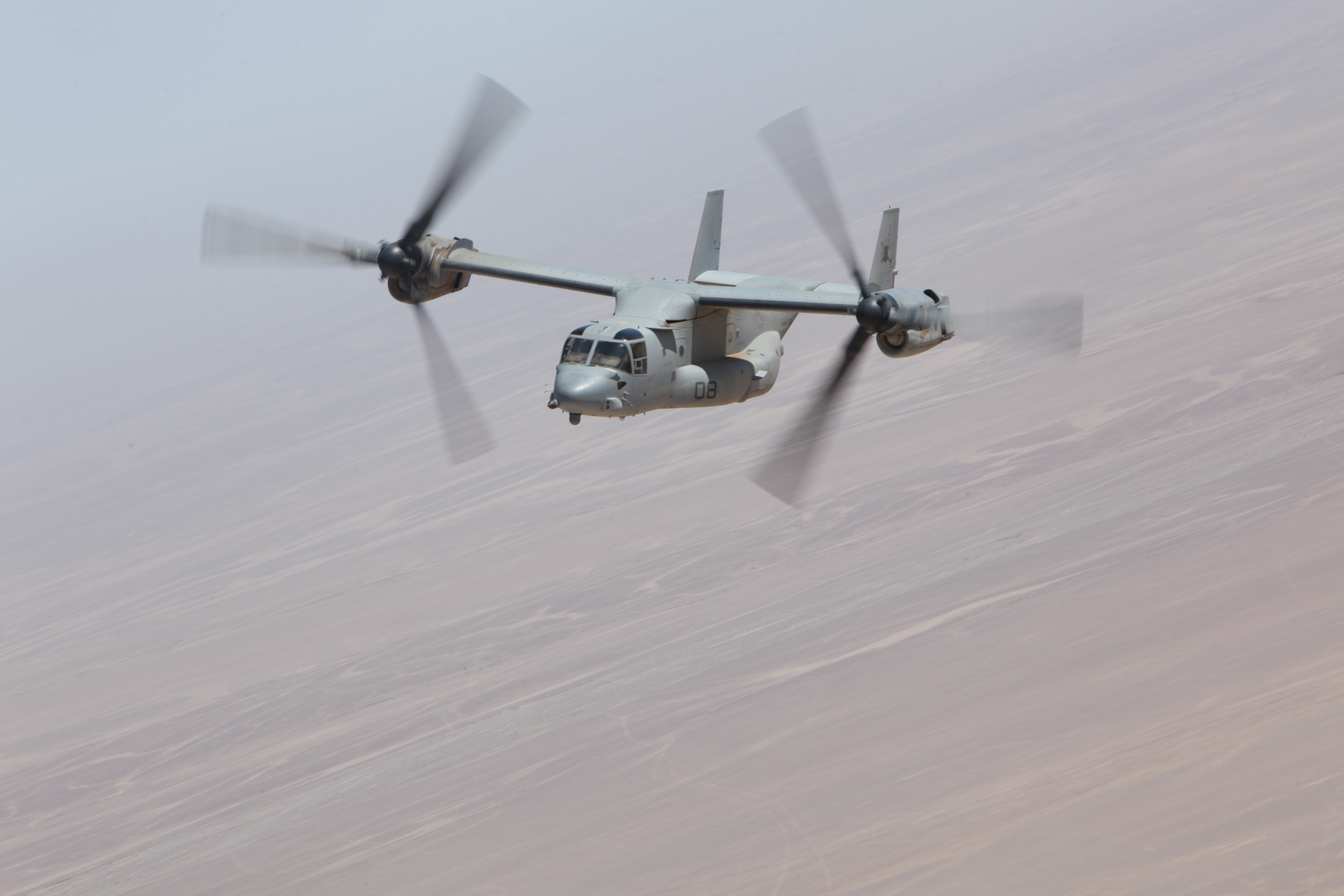 Osprey flies high over Afghanistan