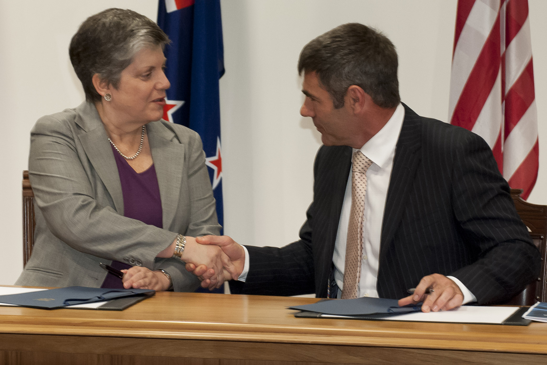 Secretary of Homeland Security Janet Napolitano visit to New Zealand