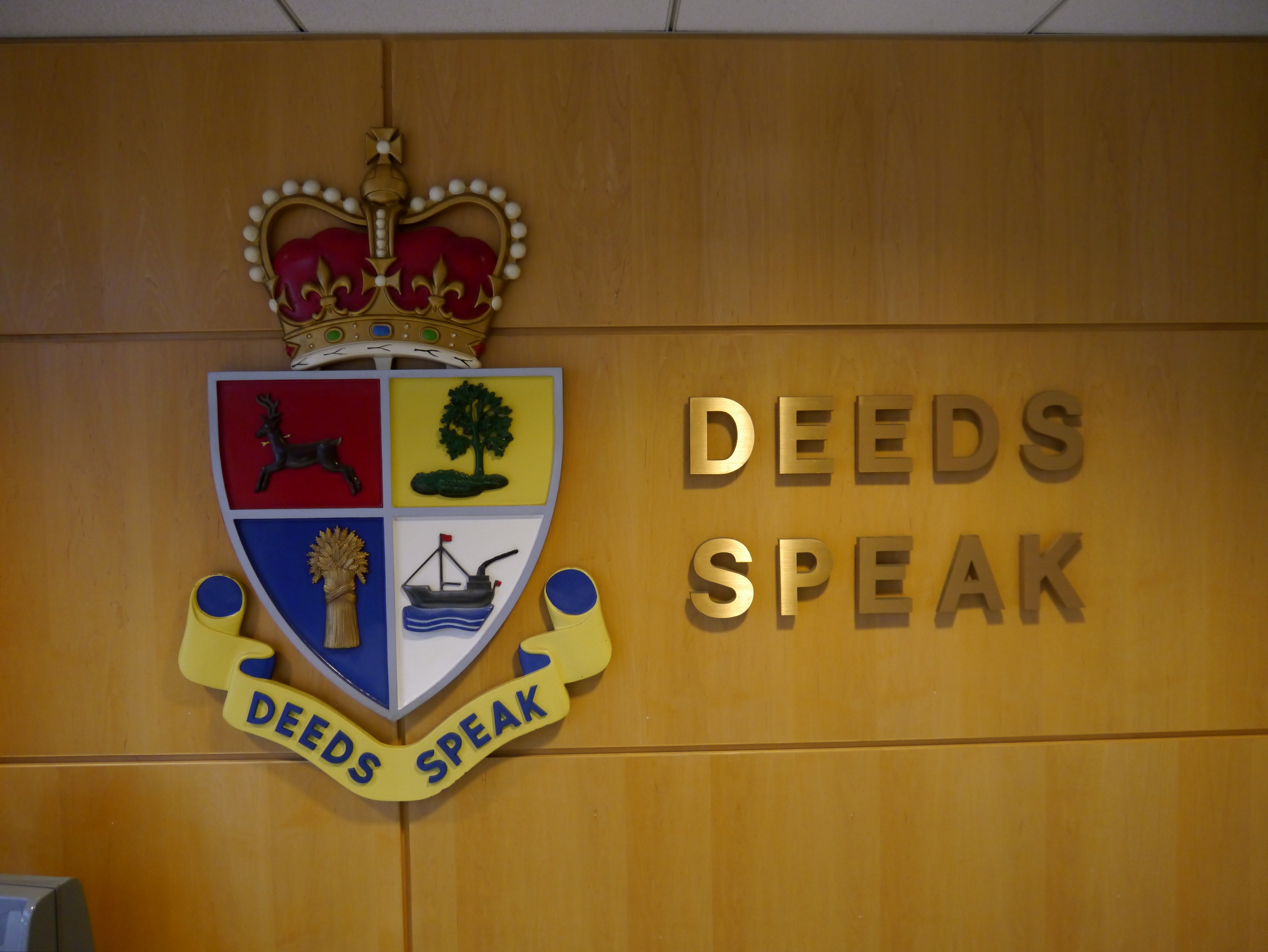 York Regional Police signage - Deeds Speek