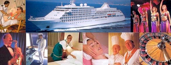 Different types of jobs on a cruise ship