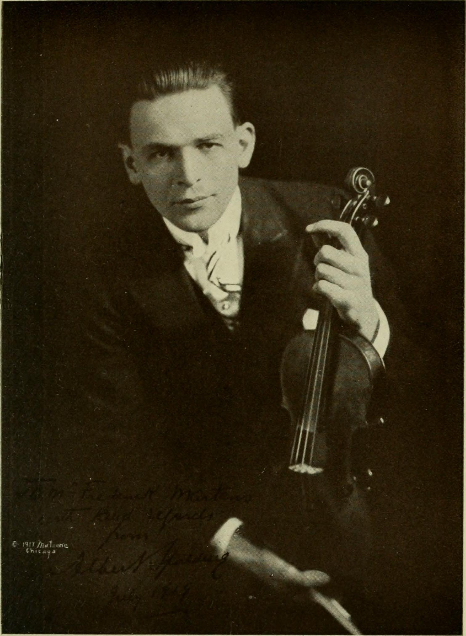 Image from page 278 of "Violin mastery; talks with master violinists and teachers, comprising interviews with Ysaye, Kreisler, Elman, Auer, Thibaud, Heifetz, Hartmann, Maud Powell and others" (1919)
