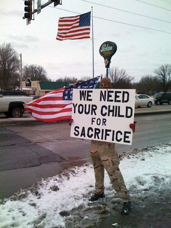 We Need Your Child for Sacrifice