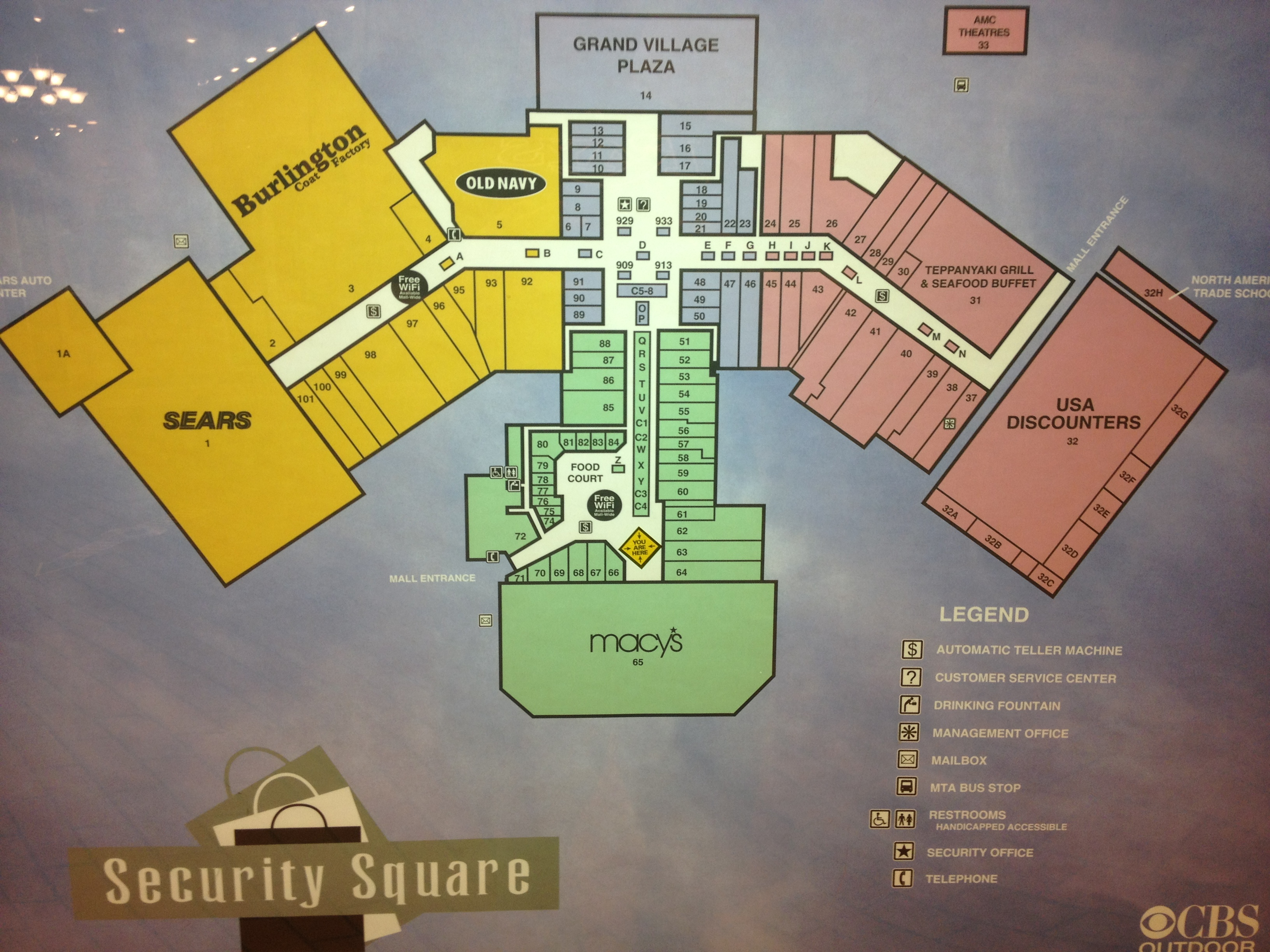 Coral Ridge Mall Map Security Mall Directory - Security Guards Companies