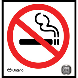 Smoke-Free Ontario Act Signs from Seton.ca, Stock items ship TODAY ...