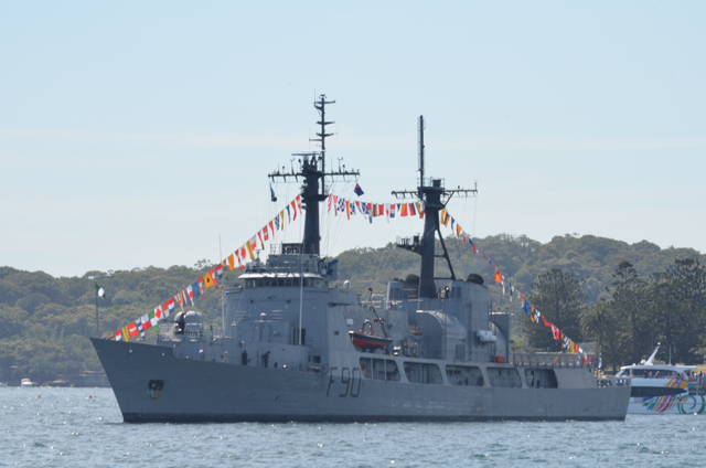 Oct. 6, 2013. NNS THUNDER, first Nigerian warship to visit Australia, or Asia - RAN.
