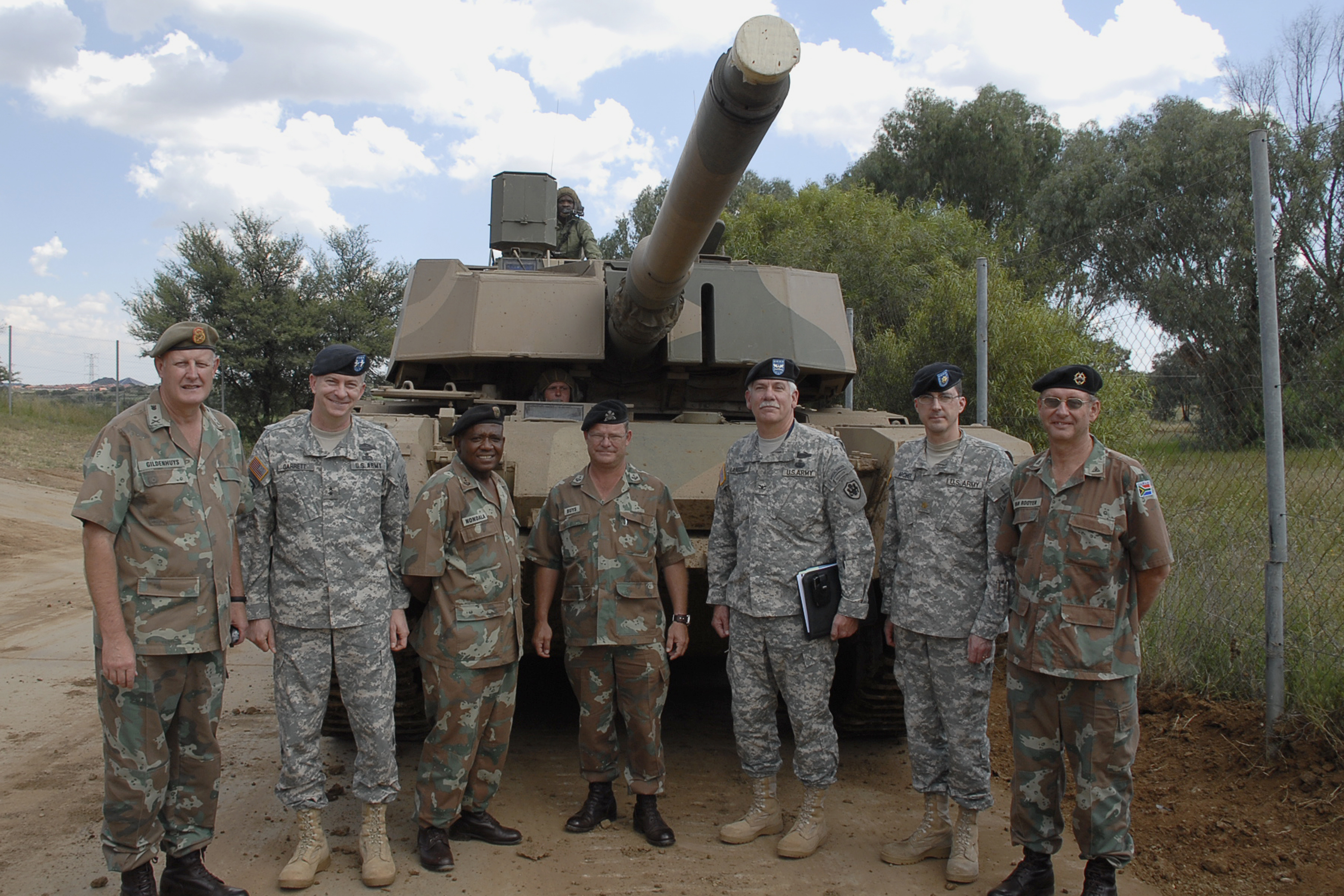 U.S. Army Africa commander visits South Africa March 2010