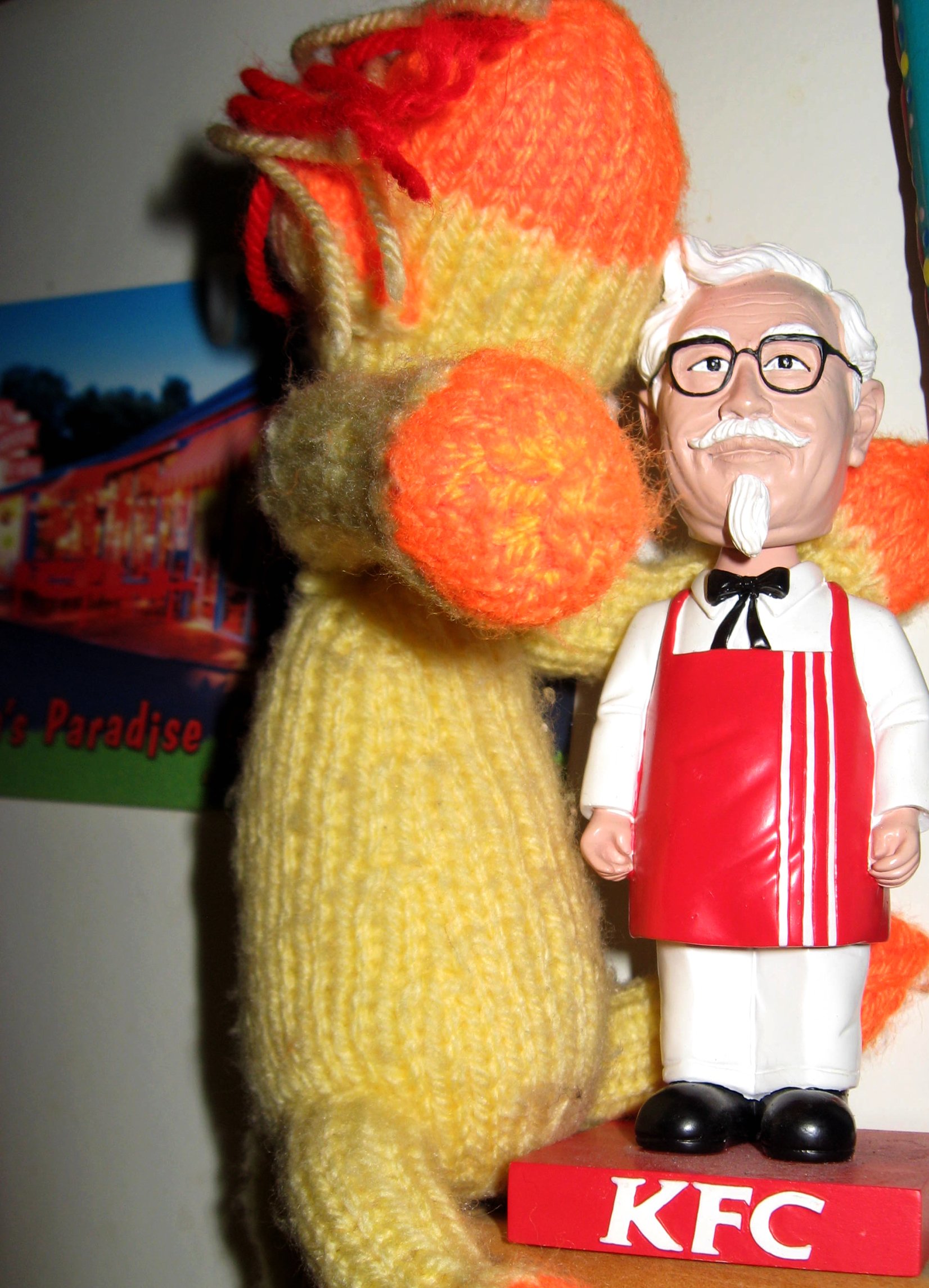 Chatting with Colonel Sanders