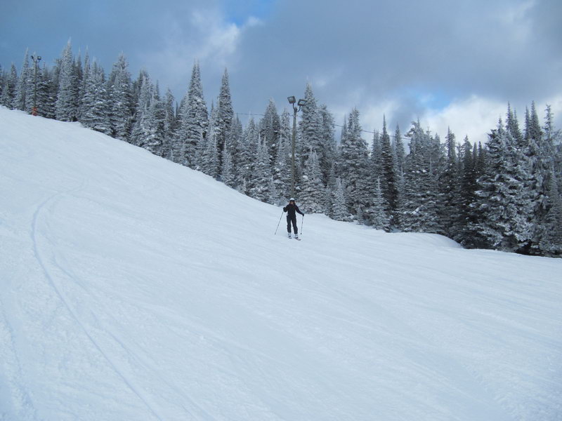 my birthday in Big White..
