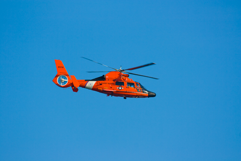 Coast Guard helicopter by Michael Ransburg / CC BY-NC-ND 2.0 Coast Guard helicopter