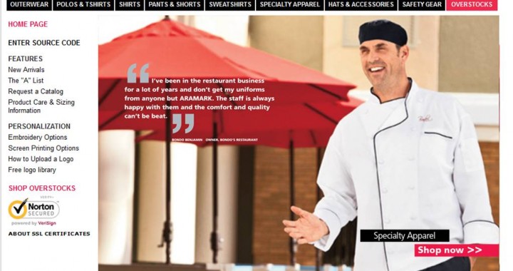 List-of-Aramark-Specialty-Apparel