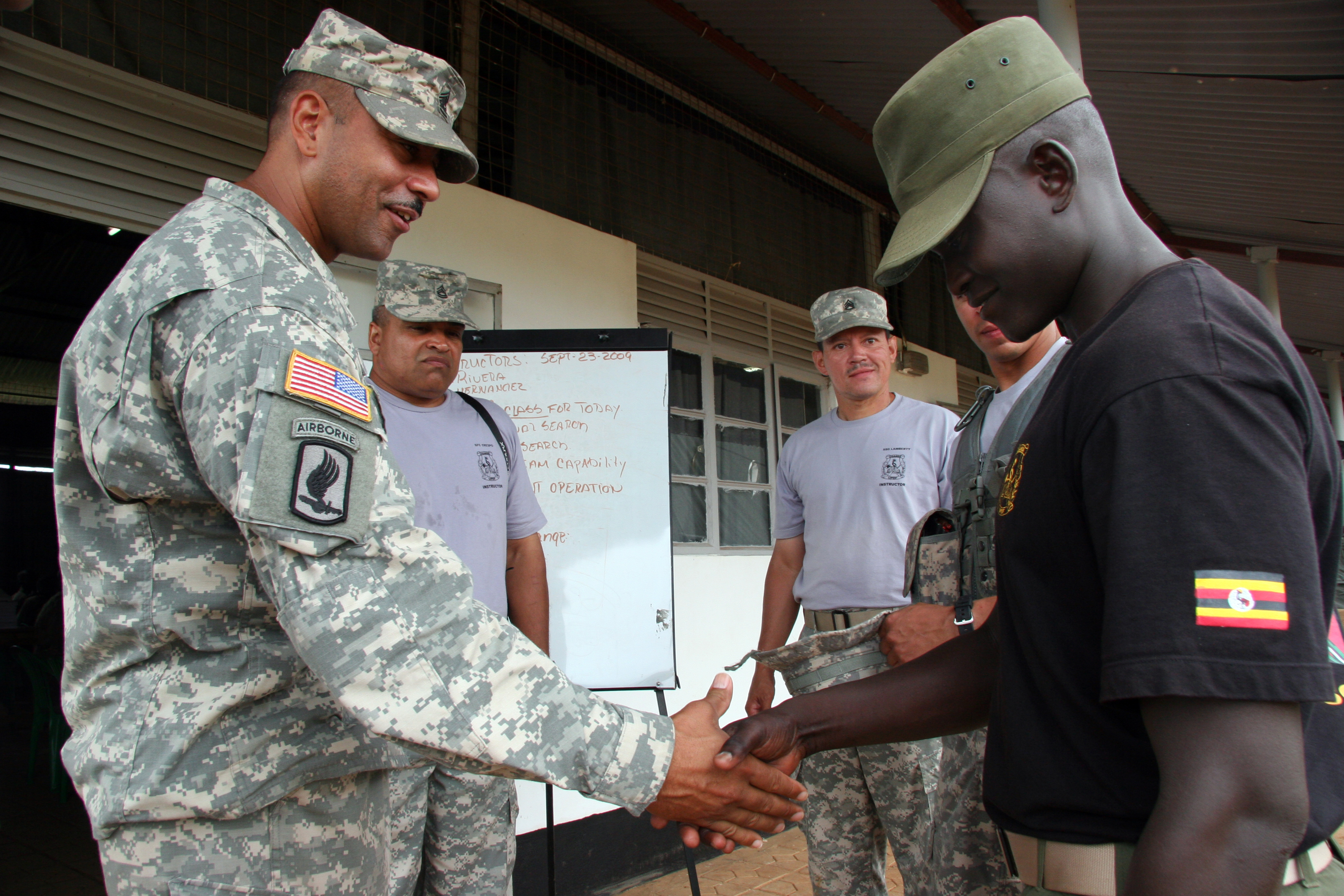 Borinqueneers open doors to peace and security by US Army Africa / CC BY 2.0 Borinqueneers open doors to peace and security