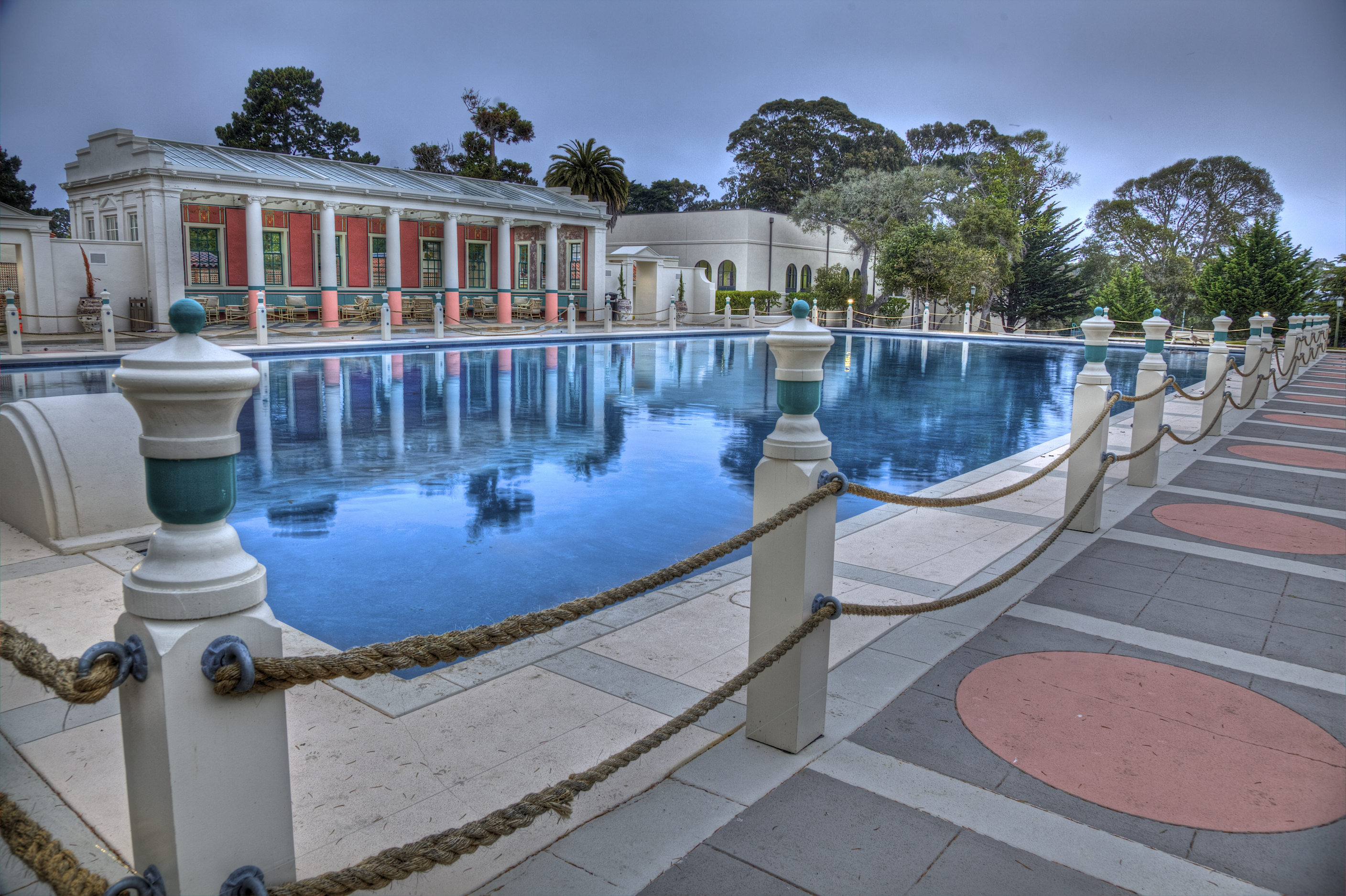 Roman Plunge Pool at Naval Postgraduate School in Monterey, California