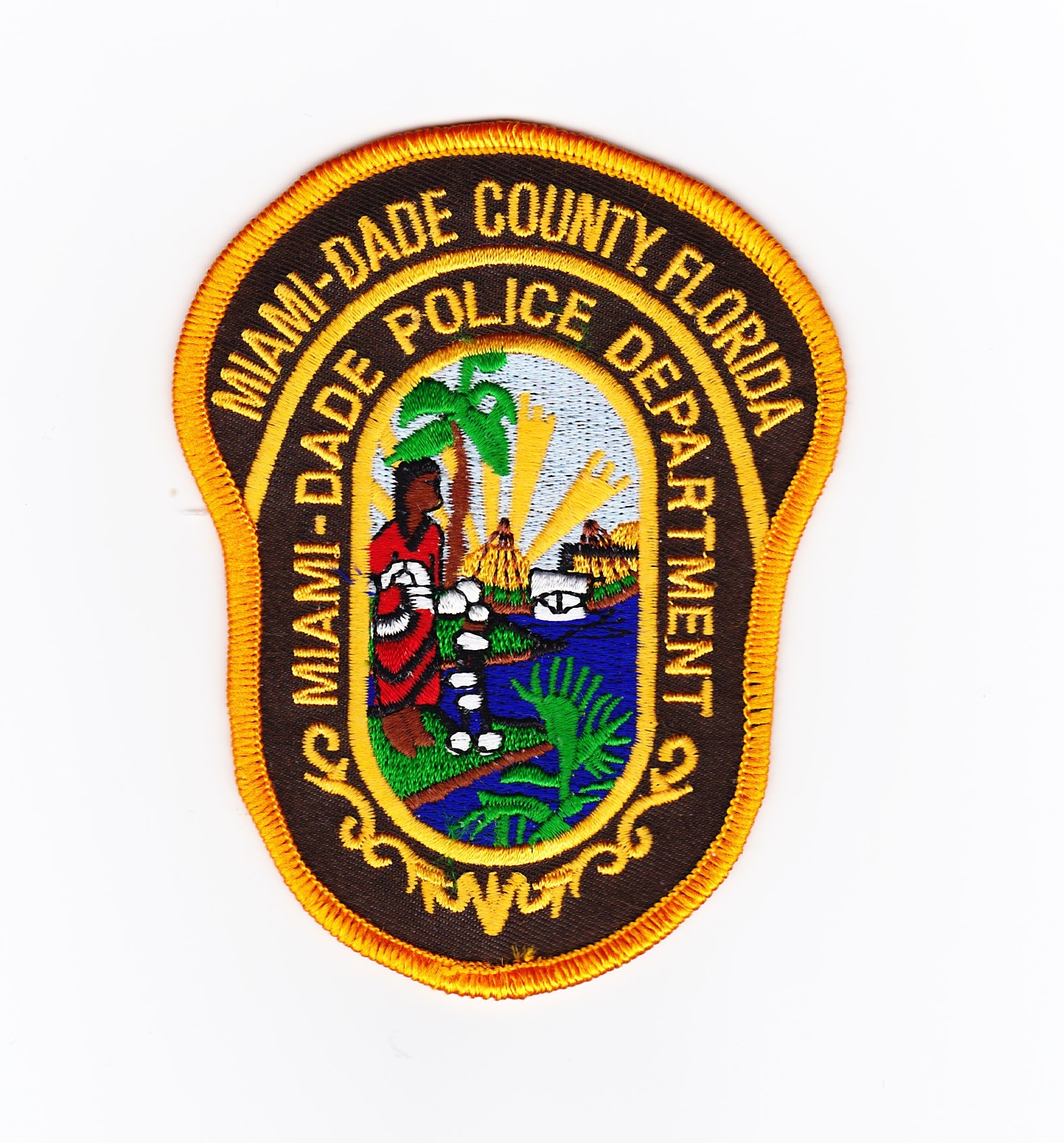 Miami Dade County Metro-Dade Police Dept 2nd Issue Shoulder Patch Florida 
