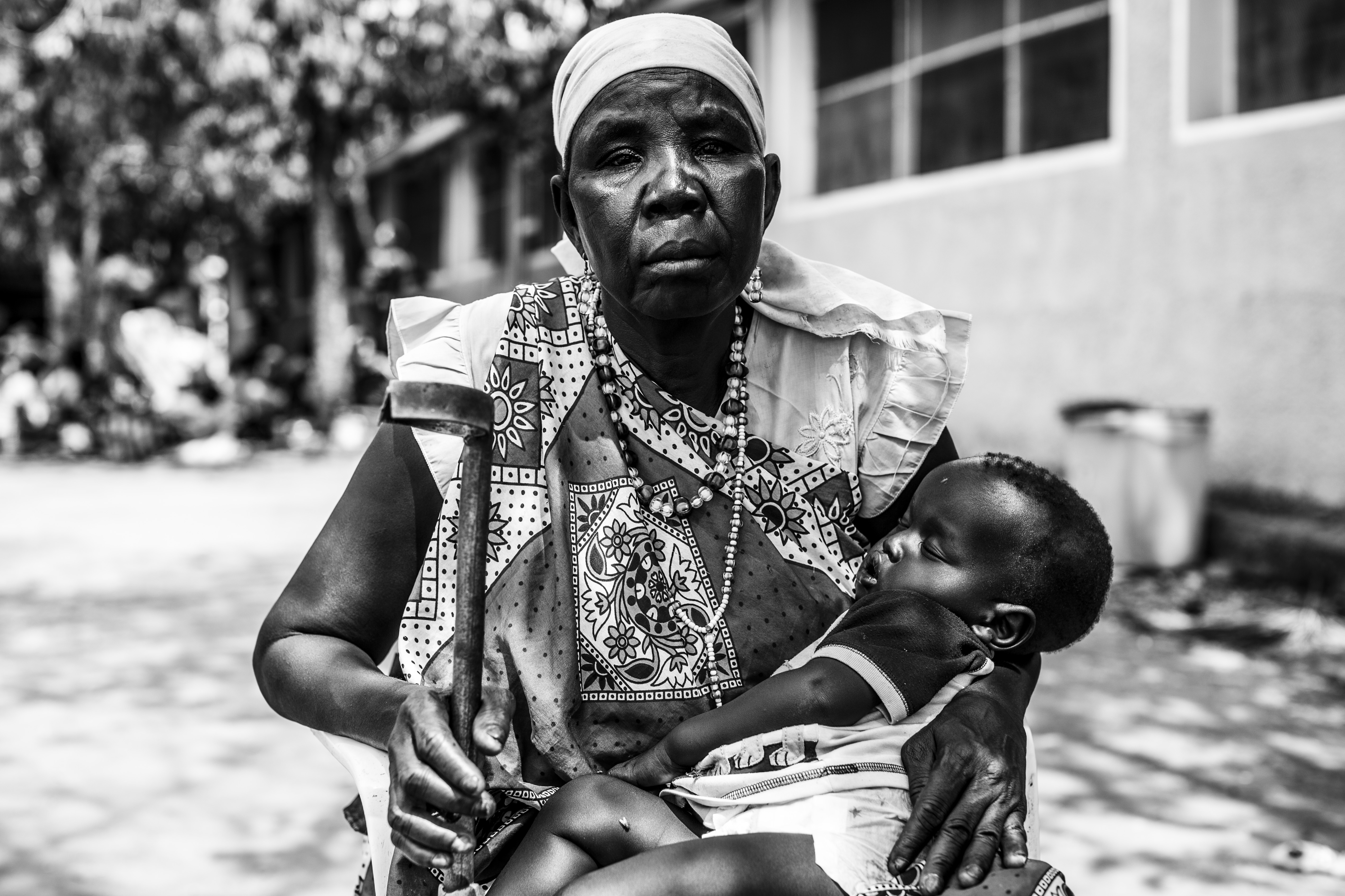 Regina and her grandson, Bol - South Sudan
