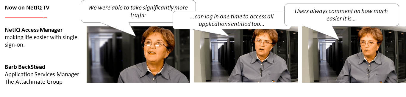 The Attachmate Group - making life easier with single sign-on by NetIQ's Flickr / CC BY-ND 2.0 The Attachmate Group - making life easier with single sign-on