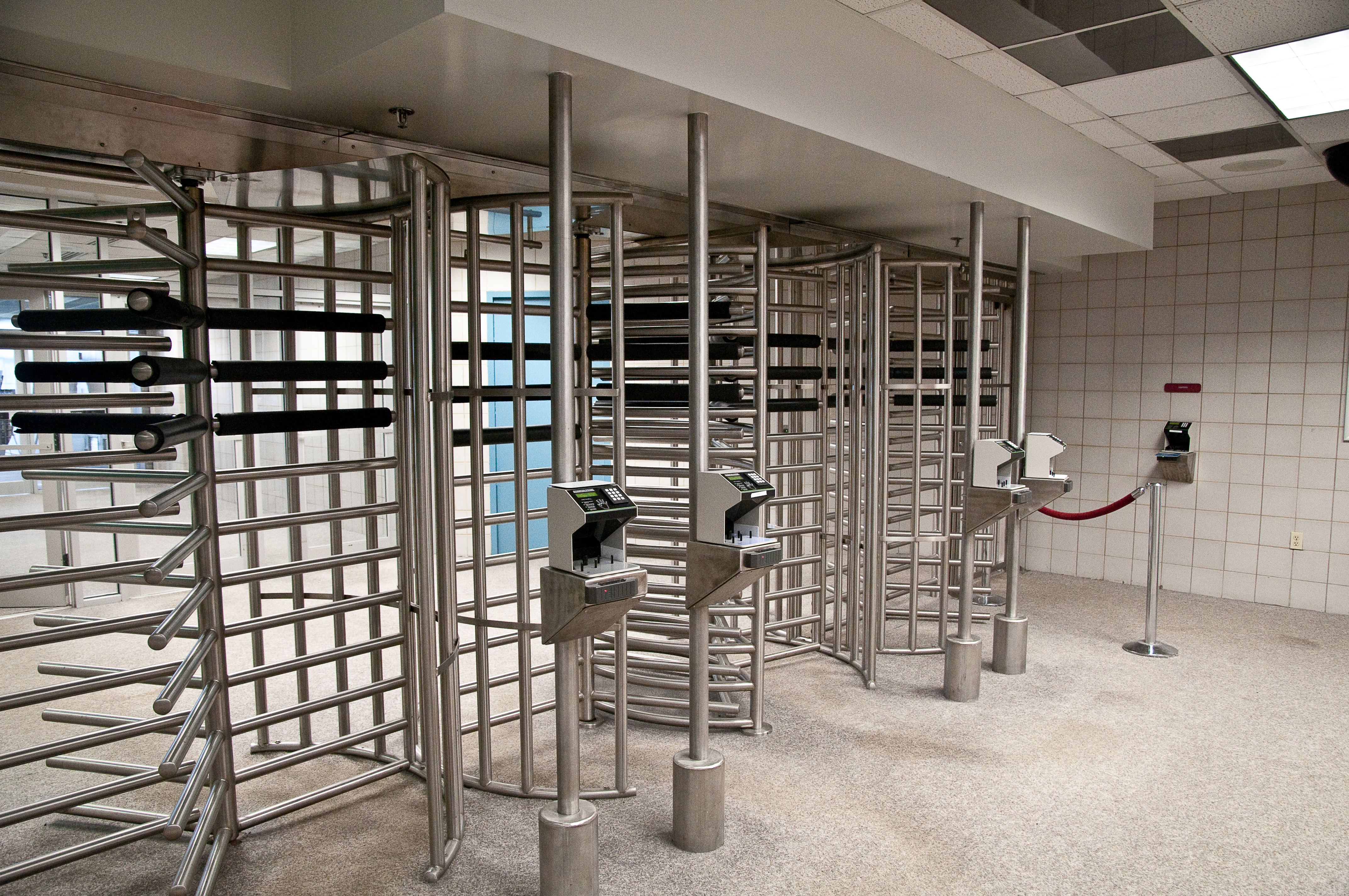 Security control. RFID на стадионе. Turnstiles and Security access