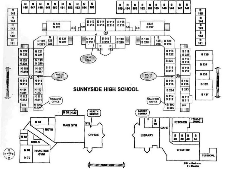 High School Campus Map Security Guards Companies