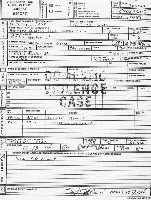 Arrest Records Security Guards Companies