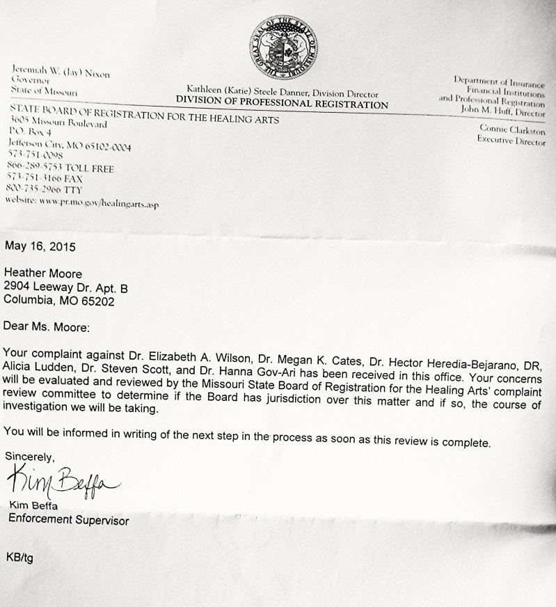 Dylann Roof Was Created: Boycott Family Health Center, Women's Health Associates, University of Missouri Hospital & Clinics