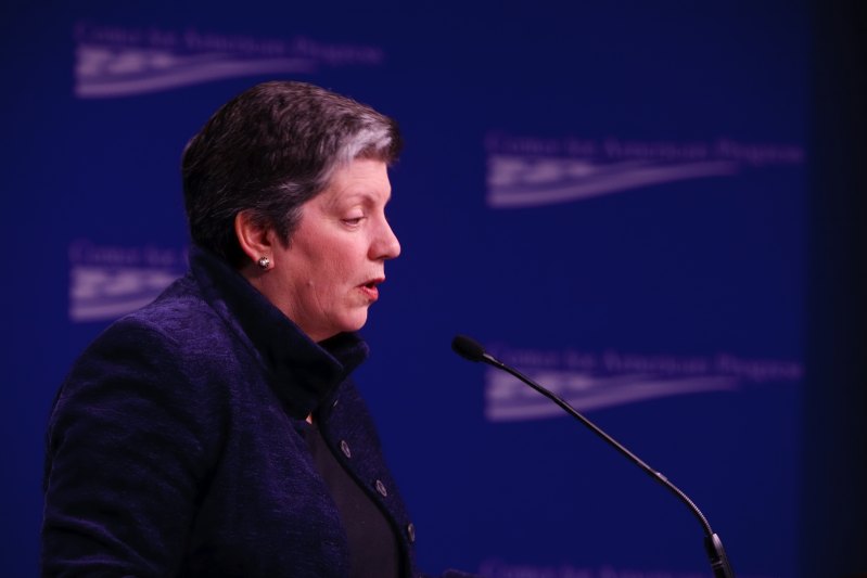 Secretary of the U.S. Department of Homeland Security Janet Napolitano