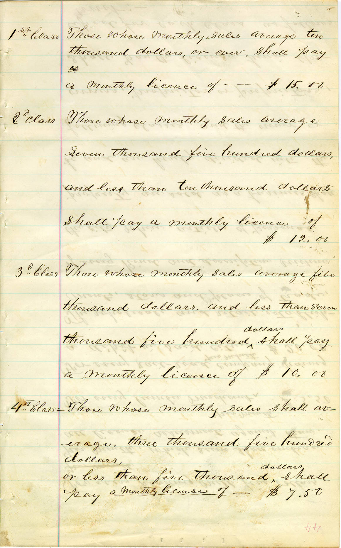 Ordinance relating to regulation and collection of licenses, 1872 (laarc-10 37 58~8)
