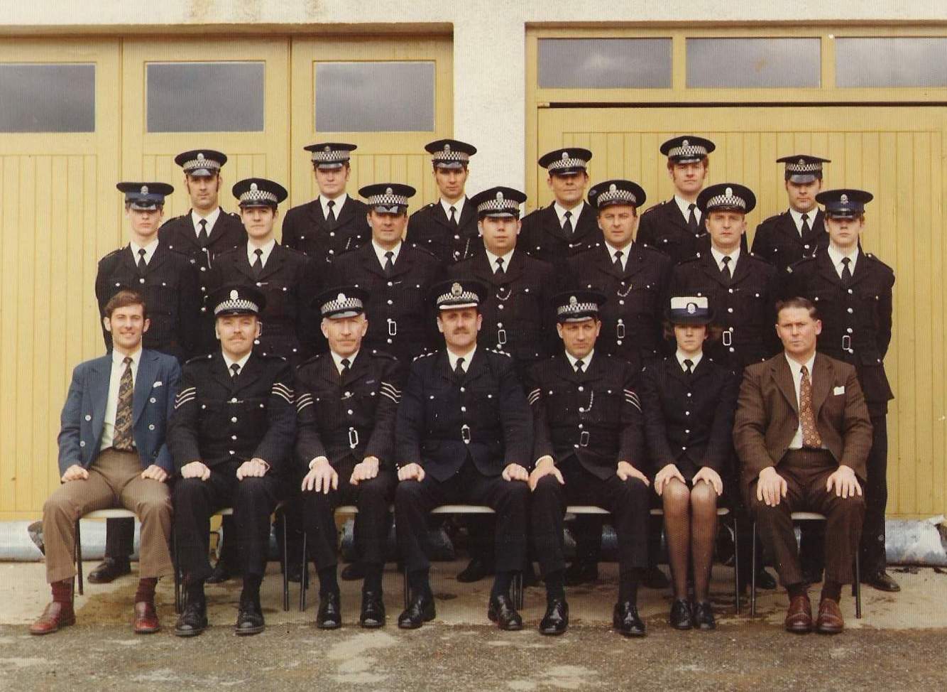 Inverness Constabulary Badenoch Sub Division police staff 1975